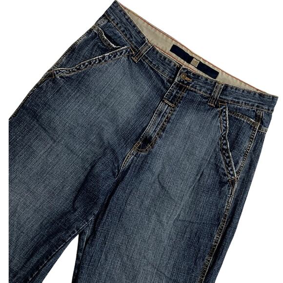 Marithe Francois Girbaud Vintage Jean's Mens 38X32 Blue Baggy Straight Skate Y2K - Picture 4 of 11